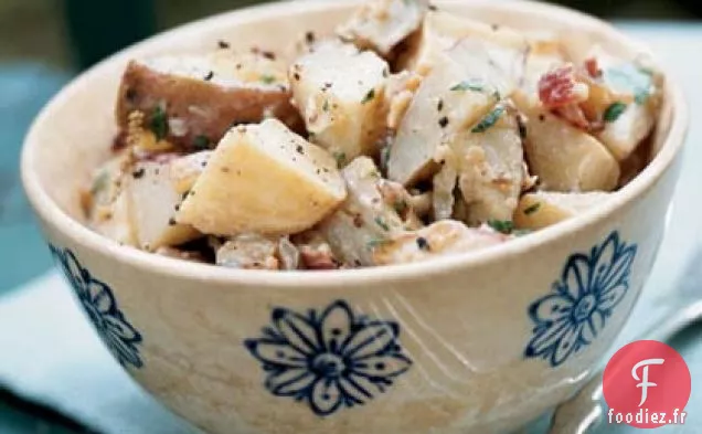 Salade de Pommes de Terre Rôties avec Vinaigrette à la Moutarde