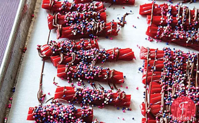 Bouchées de Réglisse au Chocolat et à la Fraise