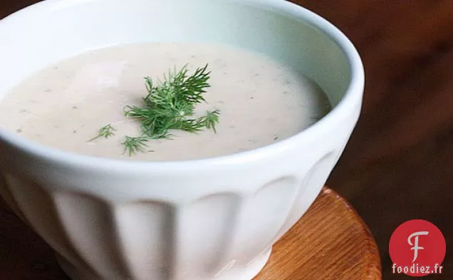 Mangez pour Huit Dollars: Soupe de Poireaux au Citron et à l'Aneth