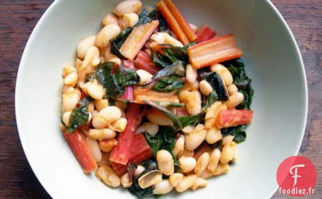 Bettes À Carde Aux Haricots Cannellini