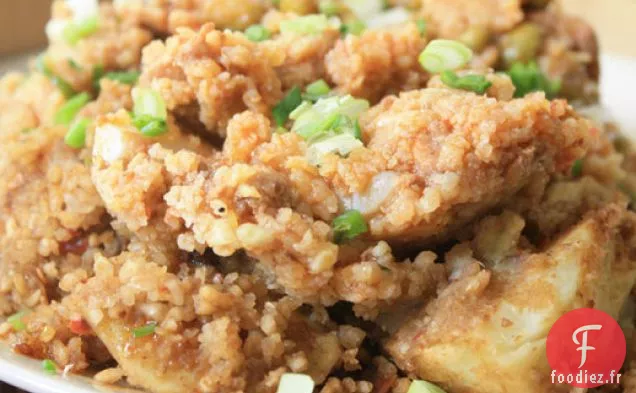 Porc Cuit à la vapeur avec Farine de riz