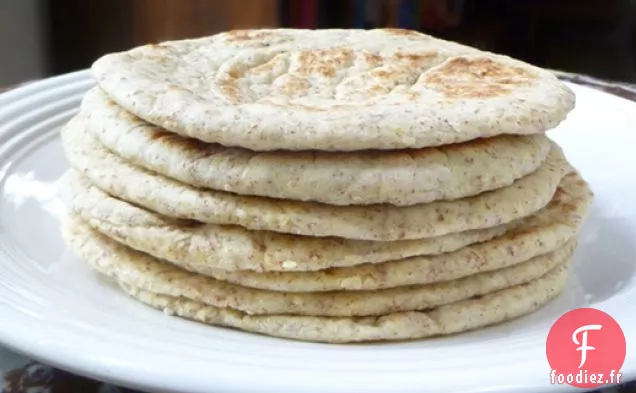 Cuisson du pain: Pains plats au Sésame et au Lin