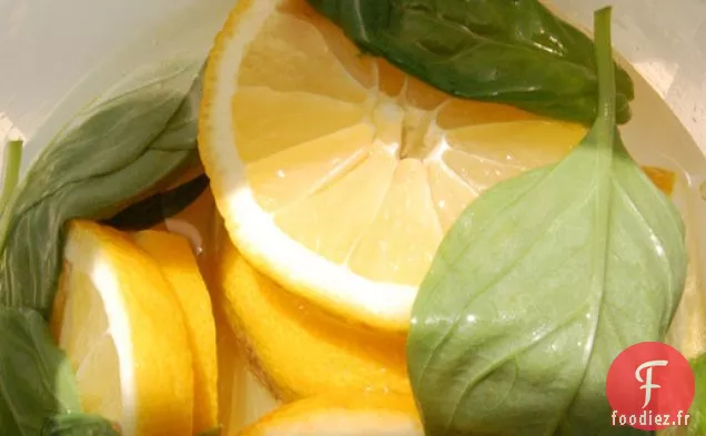 Sain et délicieux: Limonade au Basilic