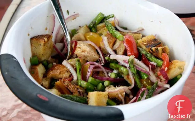 Dîner Ce soir : Panzanella d'Asperges Grillées