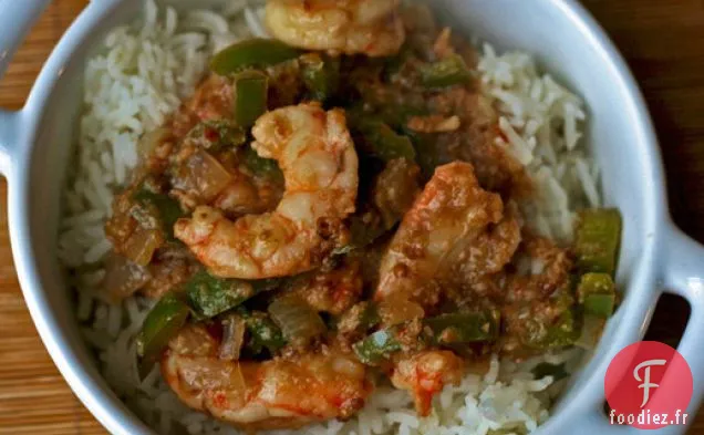 Dîner ce soir: Curry de Crevettes de Goan
