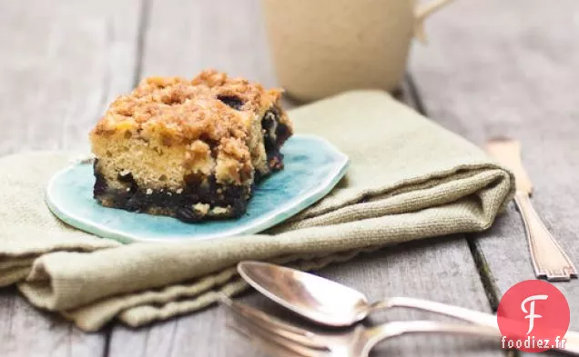 Gâteau au Café aux Bleuets