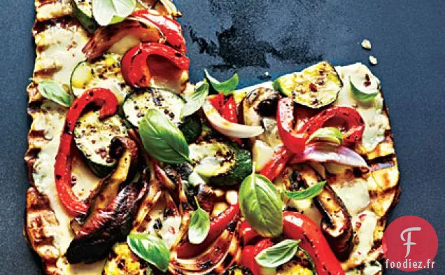 Pizza aux Légumes Grillés et Fontina