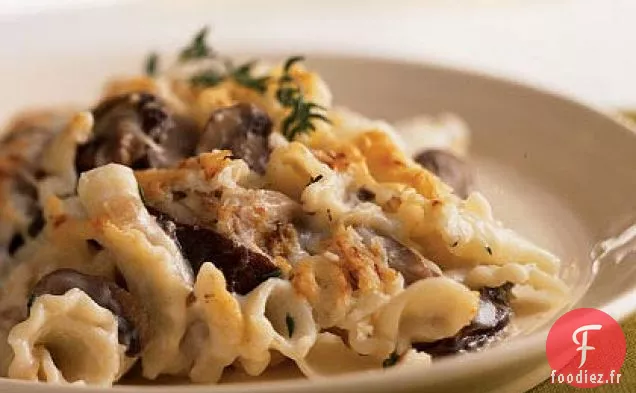Cuisson de Rigatoni aux Champignons