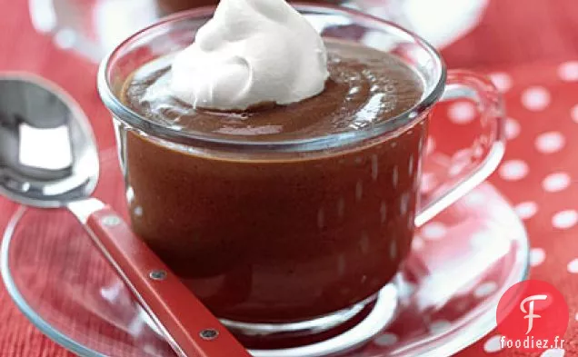 Pudding au Chocolat Et à la Menthe