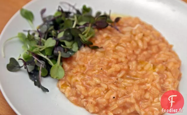 Dîner Ce soir: Risotto de Tomates Rôties à la Mozzarella Fraîche
