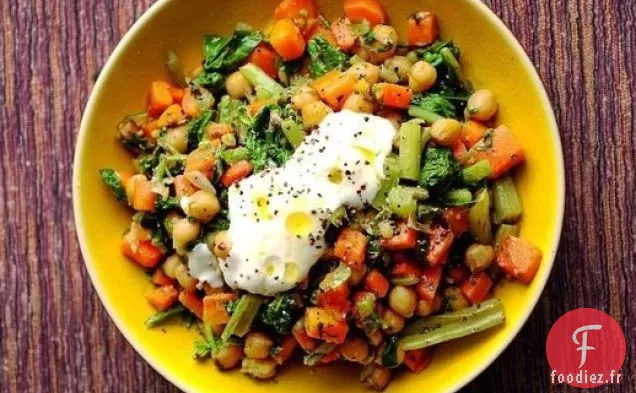 Cook the Book: Sauté de pois Chiches au Yogourt grec