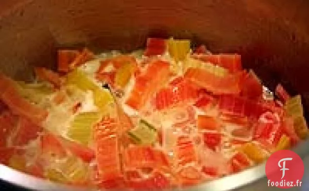 Côtes de Bettes à Carde Sautées à la Crème et aux Pâtes