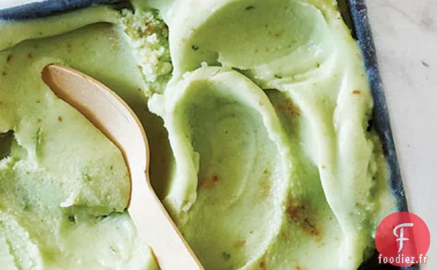 Crème Glacée à la Tarte au Citron Vert
