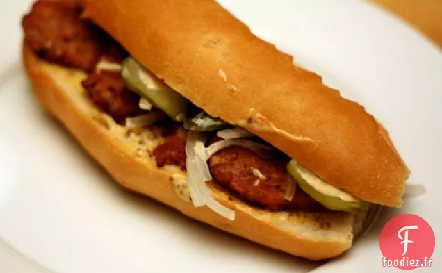 Dîner ce soir : Andouille Po 'Boy' Créolaise