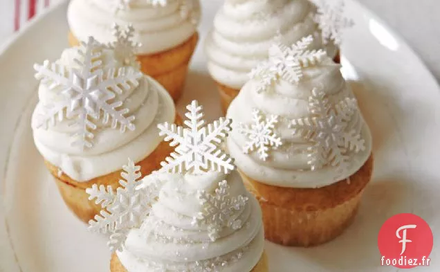 Cupcakes Blancs Comme Neige
