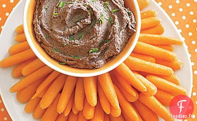 Trempette aux Haricots Noirs avec des Carottes
