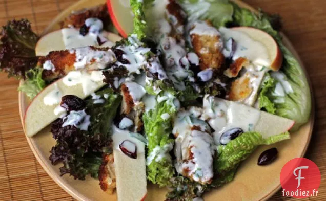 Salade Croustillante de Poulet et de Pommes