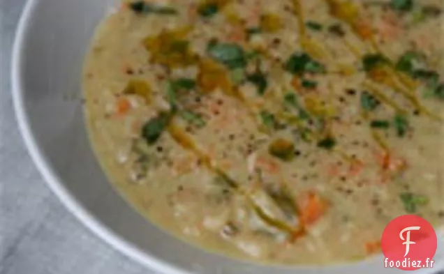 Dîner Ce soir: Soupe aux Haricots Blancs et à l'Estragon