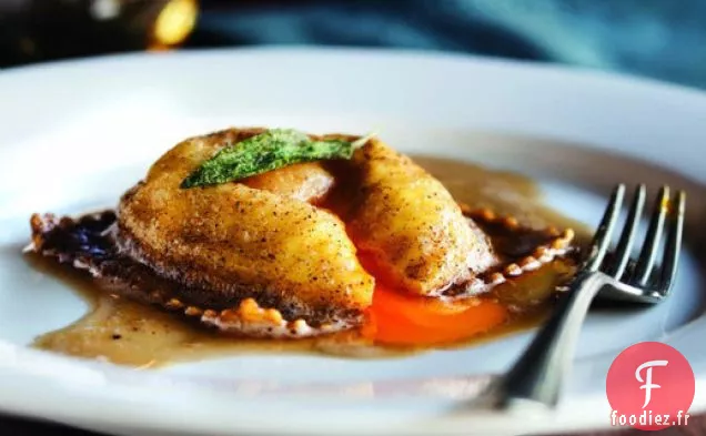 Préparez le Livre: Raviolis à la Ricotta Fraîche et aux Œufs au Beurre Brun