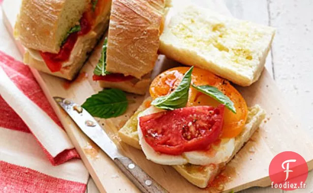 Sandwich au Caprese