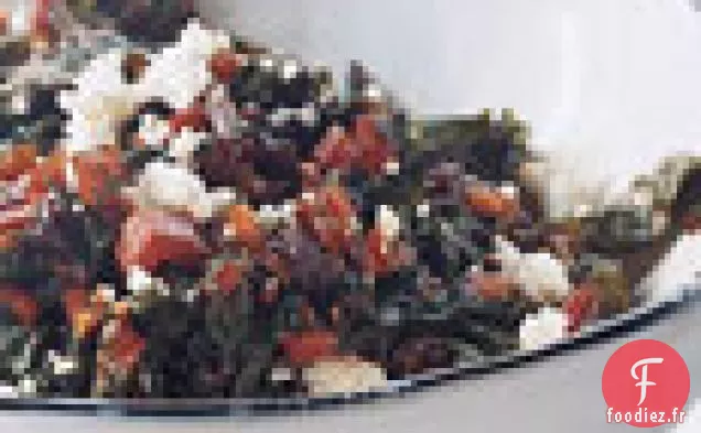 Blettes braisées aux Groseilles et à la Feta