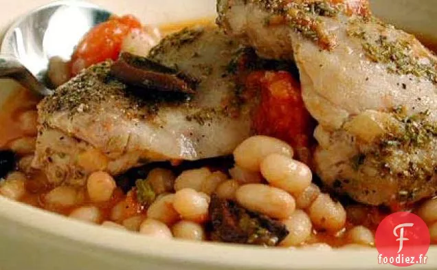 Poulet au Romarin et Haricots Blancs