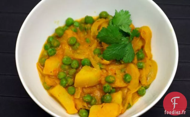 Curry de Pommes de Terre et Pois (Aloo Matar)