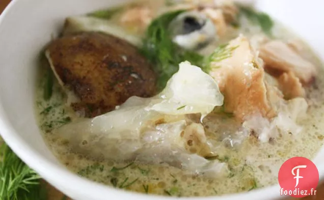 Soupe de Tête de Saumon