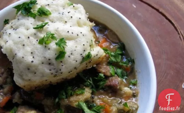 Souper du dimanche: Ragoût d'Agneau aux Boulettes de Graines de Pavot