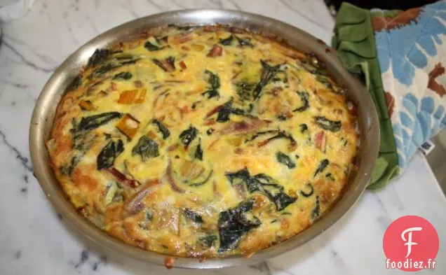 Frittata à la Bette à Carde