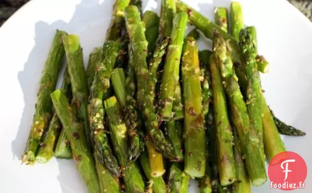 Asperges à l'ancienne à la Moutarde et au Romarin