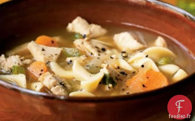 Soupe de Nouilles à la Dinde
