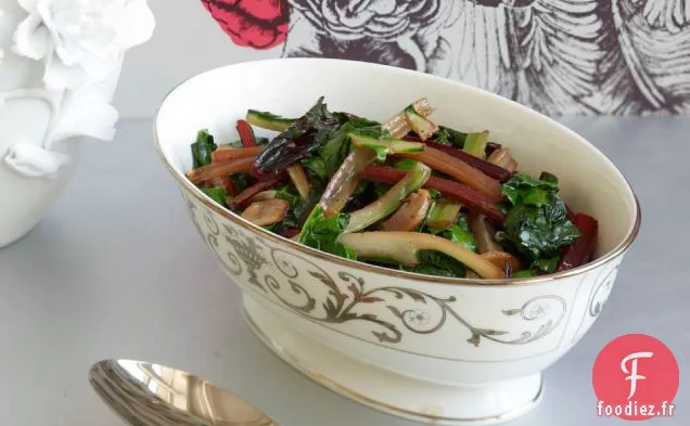 Bettes Arc-en-Ciel sautées à l'Ail et au Citron