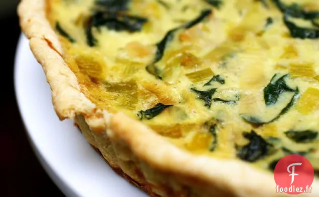 Tarte Aux Poireaux Et Aux Blettes