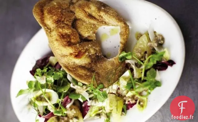 Salade d'Oreilles de Porc Frites d'April Bloomfield