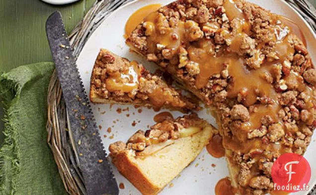 Gâteau au Café aux Pommes Et Au Caramel