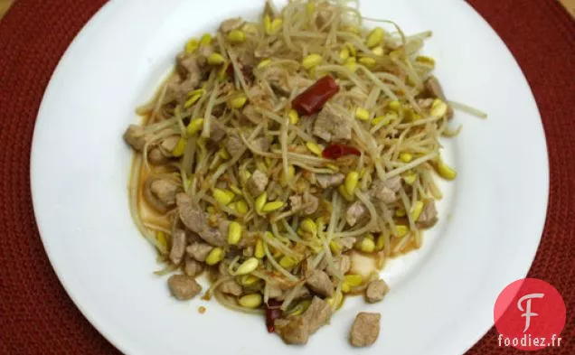 Sautés de Porc et de Germes de Soja en semaine