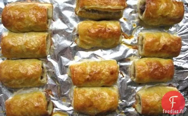 Rouleaux De Saucisses (Porcs de style britannique Dans une Couverture)