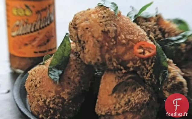 Poulet Frit aux Feuilles de Curry de Zakary Pelaccio