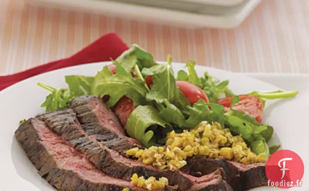Jupe Steak à la Tapenade d'Olives Vertes