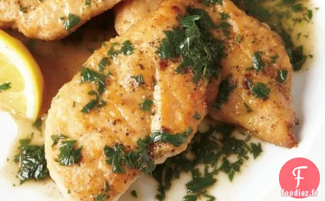 Escalopes de Poulet Mark Bittman avec Sauce à la Poêle Rapide