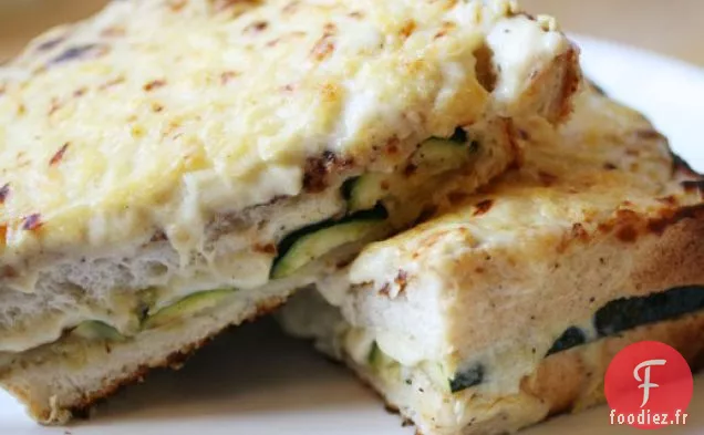 Croque de Courgettes Grillées Végétariennes Mademoiselle