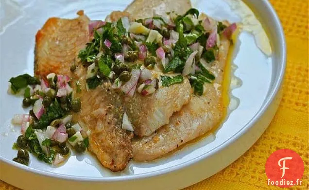 Corégone À Planches De Cèdre Avec Chimichurri