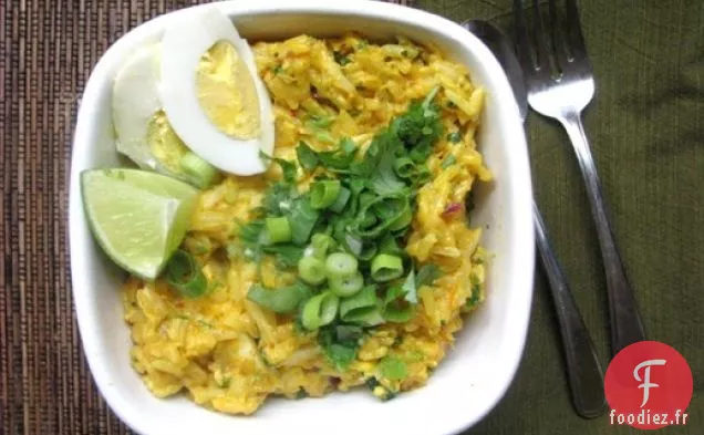 Kedgeree (Riz Au Curry Britannique Avec Aiglefin Fumé)