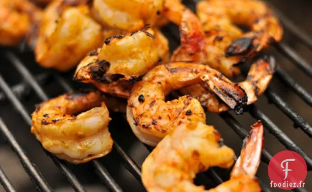 Crevettes Grillées à l'Ail et au Citron Vert