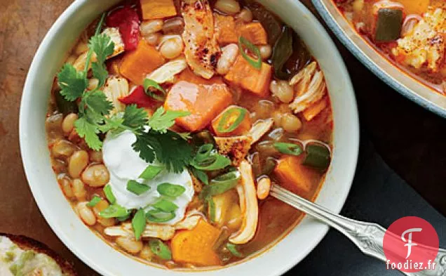 Chili au Poulet Tex-Mex au Citron Vert