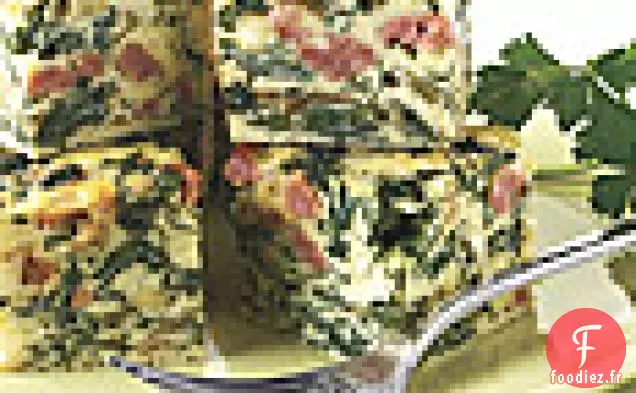 Bouchées de Frittata à la Bette à carde, Saucisse et Feta
