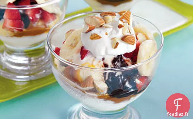 Sundaes à la Banane Fendue