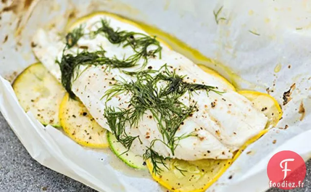 Poisson grillé en Parchemin