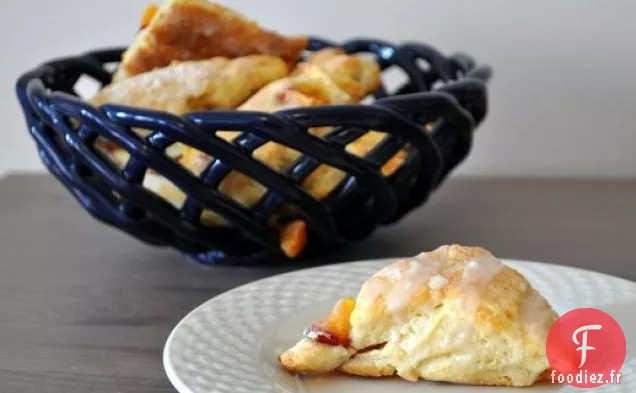 Mini Scones de Pêche Glacés